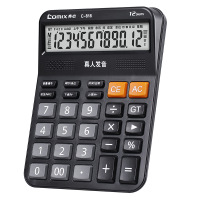 齐心(COMIX)C-818 语音计算器 黑(单位:台)