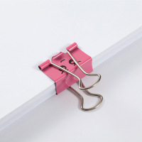 齐心(COMIX)B3684 萌彩色长尾票夹 4号 配(单位:筒)