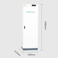 易企采 臭氧S400L钢化玻璃门510*550*1680mm 资料消毒柜 文件消毒柜 档案图书人民币消毒柜现金消毒灭菌柜