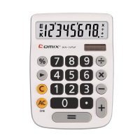 齐心(COMIX) KA-1252 计算器 中小台 时尚办公 白(单位:台)