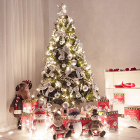 爱竹人 圣诞树地面装饰