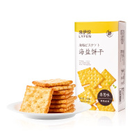 来伊份 海盐饼干(香葱味)110g*3包