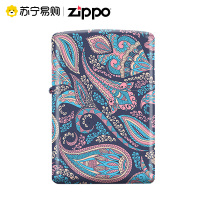 [苏宁自营]打火机正版腰果花纹个性彩印防风煤油新款芝宝zipoo