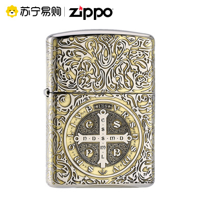 [苏宁自营]zippo正版打火机康斯坦丁圣父恶灵挽歌神探银色之宝