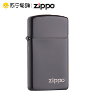 [苏宁自营]打火机黑冰纤巧窄机ZIPOO商标28123ZL芝宝正版zippo