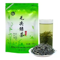 广西凌云毛尖绿茶50克袋包装烘青绿茶