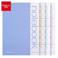 齐心 C32031 笔记本 软抄本文具笔记本子/记事本/作业本 32K/18张 40本装/包 (SL) 单位:包