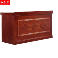 易企采 演讲台1.2米不含椅 会议桌领导演讲桌培训桌椅油漆发言台实木演讲台会议发言桌主持人发言台