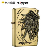 [Zippo1352]正品亚马逊女战士送男友士官方纯铜防风芝宝zop煤油