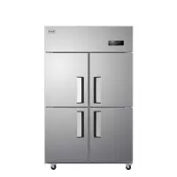 海尔 Haier 980升商用厨房冰柜 不锈钢橱柜冷柜SLB-980C2D2