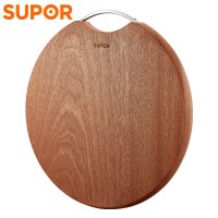 苏泊尔(SUPOR)乌檀木砧板加厚天然整木菜板可剁骨实木案板家用面板砧板擀面案板切菜板 W3630AC1