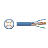 六类网线 六类非屏蔽 无氧铜芯 千兆网线 蓝 305米