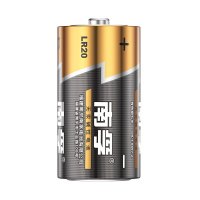 南孚(NANFU)1号碱性电池2粒 大号电池适用于热水器/煤气燃气灶/手电筒/电子琴等 LR20-2B 5卡装共10粒
