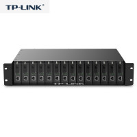 TP-LINK 光纤收发器专用机架 TL-FC1400 14槽 单电源收发 (个)