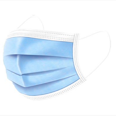 海氏海诺 医用外科口罩成人一次性口罩 独立装 [独立装]浅蓝色(50只/盒)