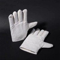 永久鸿森双层加厚帆布手套70117