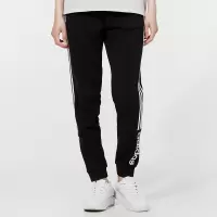 Adidas阿迪达斯NEO女裤2022新款休闲运动裤收口小脚裤长裤HG9048