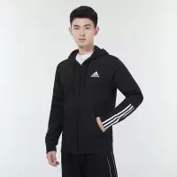 阿迪达斯外套男装2022新款运动服跑步训练连帽休闲夹克上衣GS1581