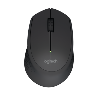 罗技(Logitech) M280无线鼠标光电笔记本电脑商务办公家用鼠标 M280黑色 单个价