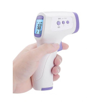 可孚 电子温度体温计家用婴儿童高精度宝宝精准医用测额温枪器表 充电款+语音播报+三色背光 颜色随机