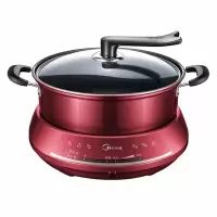 美的(Midea) DHY28 电火锅 家用多功能分体式电火锅电煮锅不粘锅易洗