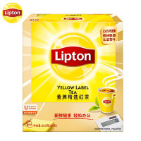 立顿(Lipton)红茶袋泡茶包立顿黄牌精选红茶100包/200g