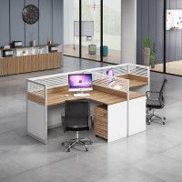 绵冠MIANGUAN职员办公桌组合现代简约屏风卡座员工位电脑桌