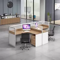 绵冠MIANGUAN职员办公桌组合现代简约屏风卡座员工位电脑桌