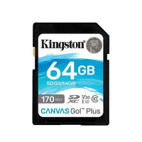 金士顿(Kingston)SDG3/SD卡128G/读速170M/s SD存储大卡 高速佳能相机单反微单内存卡