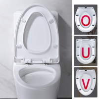 莫顿(MODUN) 马桶盖通用老式盖板坐便器配件 家用上装马桶圈 加厚缓降U型座便盖子