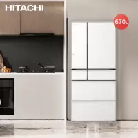 Hitachi/日立670L日本原装进口真空保鲜自动制冰电冰箱R-WXC690KC(XW)