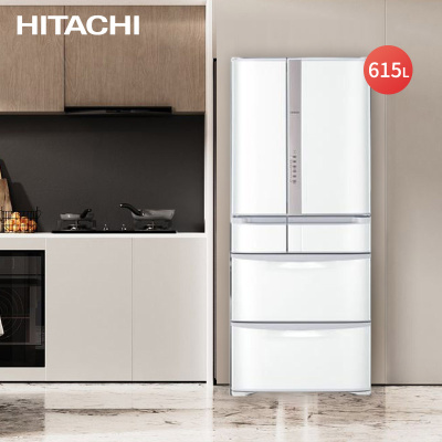 Hitachi日立615L真空保鲜自动制冰多门风冷冰箱日本进口R-SF650KC(W)