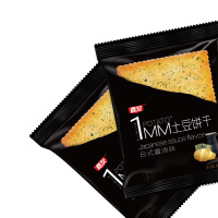 嘉友1MM土豆饼干180g*3盒装日式酱油味早餐薄脆饼干
