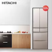 Hitachi/日立520L日本原装进口双循环玻璃真空保鲜冰箱 R-HW540NC(XN)