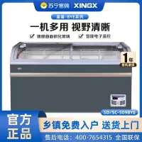 星星(XINGX)SD/SC-509BYE 500升 雪糕饮料柜 冰柜商用展示柜 冷藏冷冻转换 卧式展示柜 雪糕柜