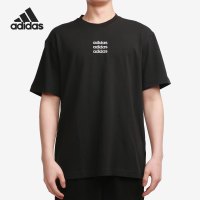 Adidas/阿迪达斯2022春季男子圆领透气运动短袖T恤