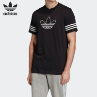 Adidas阿迪达斯正品三叶草夏季新款男子运动圆领短袖T恤