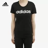 Adidas/阿迪达斯正品2022夏季新款女子运动圆领休闲短袖T恤FP7868