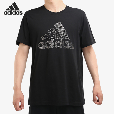 Adidas阿迪达斯2022新款男子透气运动短袖T恤