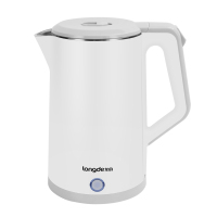 龙的(longde) LD-SH1715 电水壶 食品级不锈钢电热水壶烧水壶开水壶双层防烫水壶 1.7L