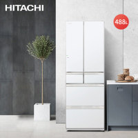 日立(HITACHI)新品日本原装进口488L多门风冷变频冰箱真空休眠保鲜自选魔术变温R-KW500NC(XW)