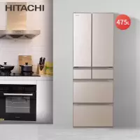 Hitachi/日立475L日本原装进口无霜自动制冰多门电冰箱R-HV490NC(XN)
