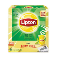 立顿(Lipton) 绿茶包 办公袋泡茶 绿茶茶叶 200g