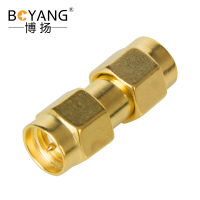 博扬 高频射频同轴转接器50欧 SMA公转SMA公转换器 SMA型转接头 1个装 BY-SMA-JJ