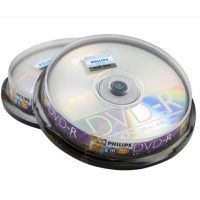 飞利浦4.7GB/DVD刻录光盘 光盘盒10片/盒(盒)