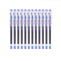 蓝色水性笔白雪X55针管型中性笔/走珠0.5mm