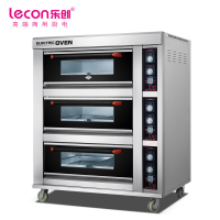 乐创(lecon) 商用烤箱 三层六盘旋钮式电烤箱 LC-J-DK60