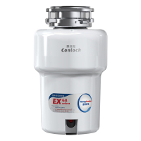 康洛克EX68食物垃圾处理器家用厨房食物湿垃圾水槽厨余粉碎机无线开关