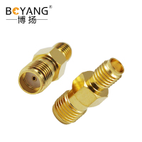 博扬 高频射频同轴转接器50欧SMA母转SSMA母转换器SMA母/SSMA母转接头 1个装 BY-SMA/SSMA-KK