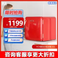 HCK哈士奇 BC-46COC 化妆品冰箱复古小型迷你护肤面膜美容美妆